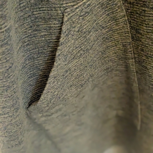 Cutloose Crimped Swing Coat In Green - Picture 4 of 6